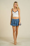 Polka Dot Lace Trim Cami Top