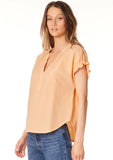 Bobi Shirred Dolman Top Starfish