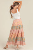 A-Line Bohemian Maxi Skirt