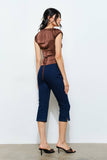 Satin Blouse - Flirty, Night Out, Fun