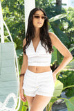 Crochet Skirt w Shorts Underneath- 5 COLORS
