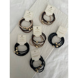 Trendy Square Deco Charm Hair Tie