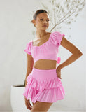 Tie Back Crop Top- 4 COLORS