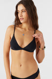 O'Neill Swim Saltwater Solids Seaside Triangle Top- Black