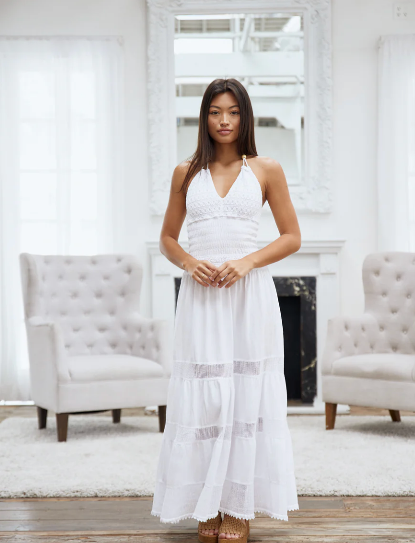 flowy crochet dress Long – Too Sparrows Time to transition weather occasions SIZE:10P Annhoo Women's Cotton Linen Summer dress tutorial
