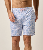 Johnnie- O 7" Half Elastic Surf Short- Every Daisy