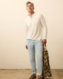 Faherty Long Sleeve Cloud Henley (3 colors)