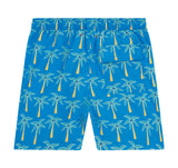 Palm Swim Shorts Blue & Green - Mens