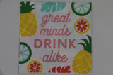 Funny Cocktail Napkins | Great Minds Drink Alike - 20ct
