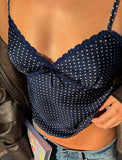 Polka Dot Spaghetti Strap Top