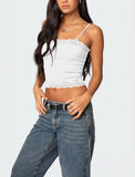 Lace Trim Cami Top