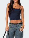 Lace Trim Cami Top