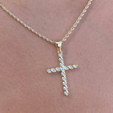 Vintage French Cross necklace