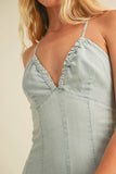 Super Soft Back Tie Wide Leg Jumpsuit