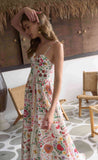 Multi Print Midi Dress