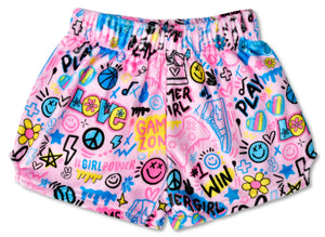 COREY PAIGE GAME ZONE PLUSH SHORTS (SMALL - 6-8)