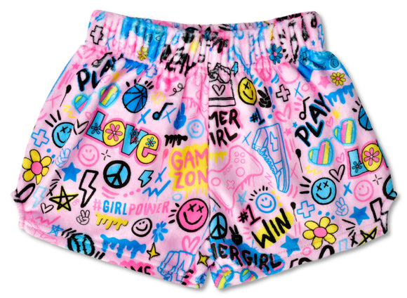 COREY PAIGE GAME ZONE PLUSH SHORTS (SMALL - 6-8)