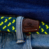 Split Elastic Braided Belt