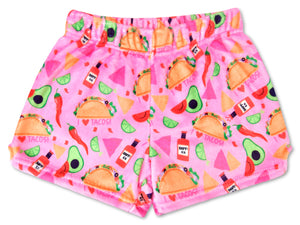Taco Love Plush Shorts