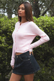 Cable Knit Basic Long Sleeve Cardigan (2 Colors)