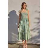 Smocked Tiered Maxi Dress