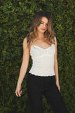 Polka Dot Lace Tank