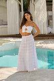 Long Ruffle Skirt