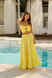 Long Ruffle Skirt