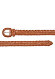 Women's Braided Leather Belt