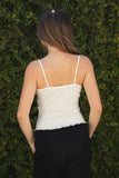 Polka Dot Lace Tank