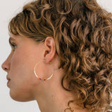 Japanese Seed Bead Hoops- multiple colorways