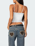 Lace Trim Cami Top