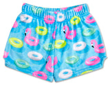 Pool Party Plush Shorts (Small (6-8))