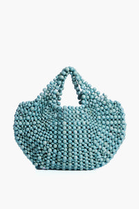 Aranaz Lagrina Luxury Handbag- Light Blue Medium