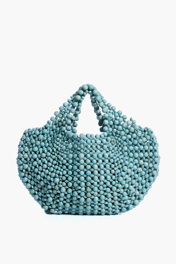 Aranaz Lagrina Luxury Handbag- Light Blue Medium