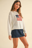 Flag Knit Sweater (2 Colors)