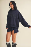 Après Oversized Mock Neck Sweatshirt (2 Colors)