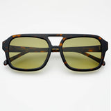 Havana Acetate Aviator Sunglasses