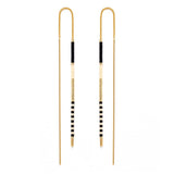 Miyuki Seed Bead Threader Earrings
