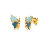 Vintage Butterfly Stud Earrings