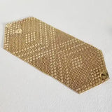 Brass Mesh Woven Bracelet