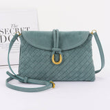 Woven Suede Crossbody bag