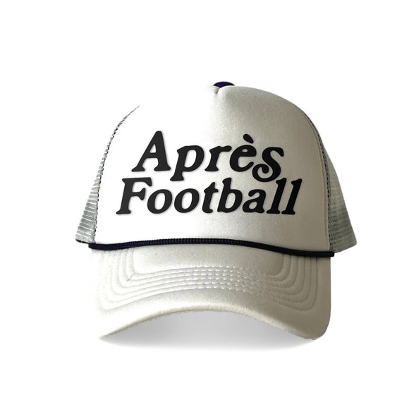 Talisman Après Football White & Black Foam Trucker Cap