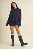 Après Oversized Mock Neck Sweatshirt (2 Colors)