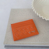 Mariah Woven Small Card Holder Wallet