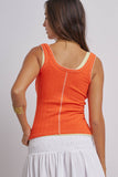 Button-Front Tank Top (3 Colors)