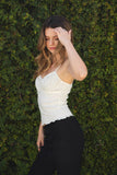 Polka Dot Lace Tank
