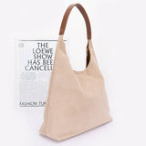 Faux Suede Bindle BAg w/ Pouch