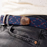 Oxford elastic braided belt