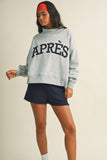 Après Oversized Mock Neck Sweatshirt (2 Colors)